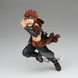 Figurine Eijiro Kirishima de My Hero Academia en pose dynamique, 12 cm, vue avant