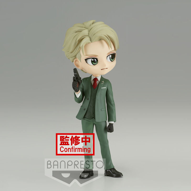 Vue arrière de la figurine Loid Forger Ver.A montrant les détails du costume.