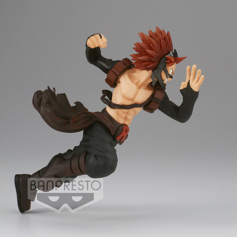 Détail du visage expressif de la figurine Eijiro Kirishima BANPRESTO Vol.17