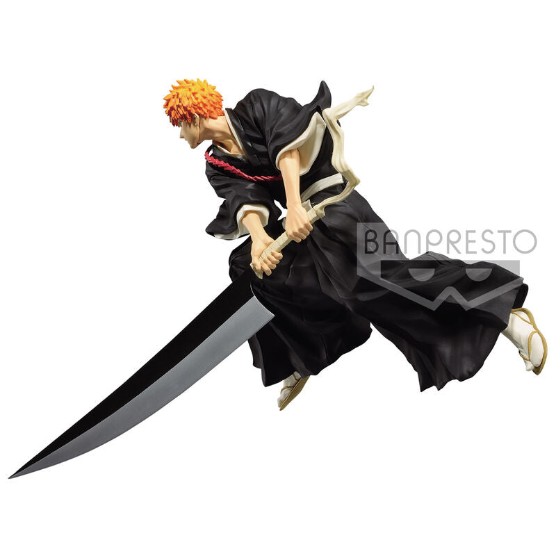 Zoom sur les couleurs et finitions de la figurine Ichigo Kurosaki modèle Soul Entered 13cm