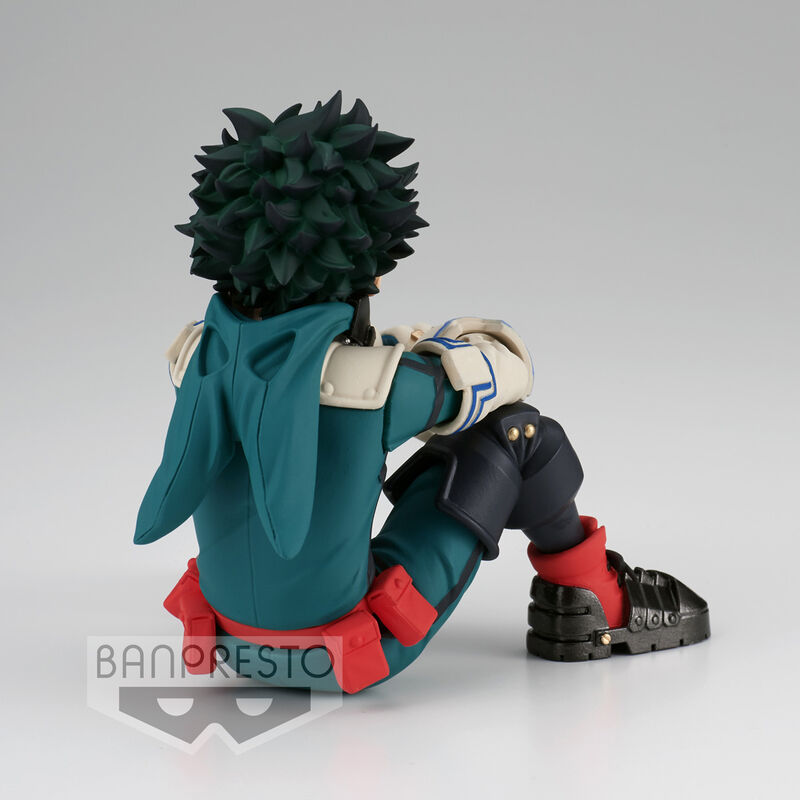 Image de la base et signature BANPRESTO sous la figurine Izuku Midoriya Break Time