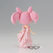 Figurine Sailor Moon Serenity posée sur son socle avec éclairage mettant en valeur les détails