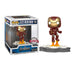 Figurine Funko POP exclusive Iron Man des Avengers Marvel en vinyle dans sa boîte cadeau avec fenêtre.