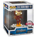 Boîte cadeau Funko POP Avengers Marvel avec la figurine Iron Man visible à travers la fenêtre transparente.