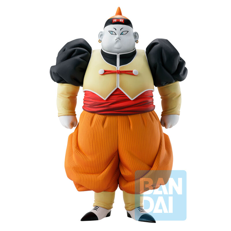 Figurine Dragon Ball Z Android 19 Ichibansho vue de face, haute de 26 cm