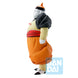 Détail du visage et des bras de la figurine Android 19 de Dragon Ball Z par BANPRESTO