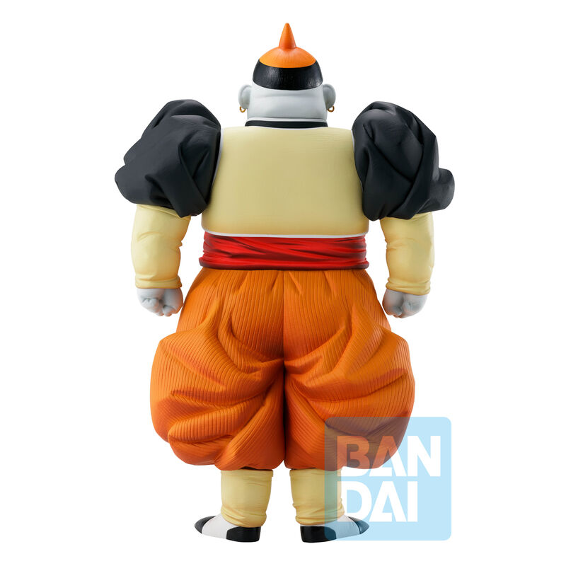 Profil latéral de la figurine Android 19 Dragon Ball Z montrant les détails de la tenue