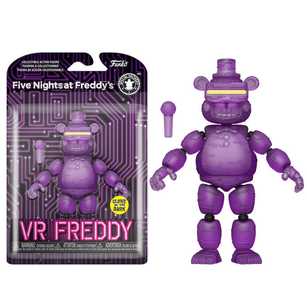 Figurine Funko Freddy VR de Friday Night at Freddy's vue de face avec détails lumineux