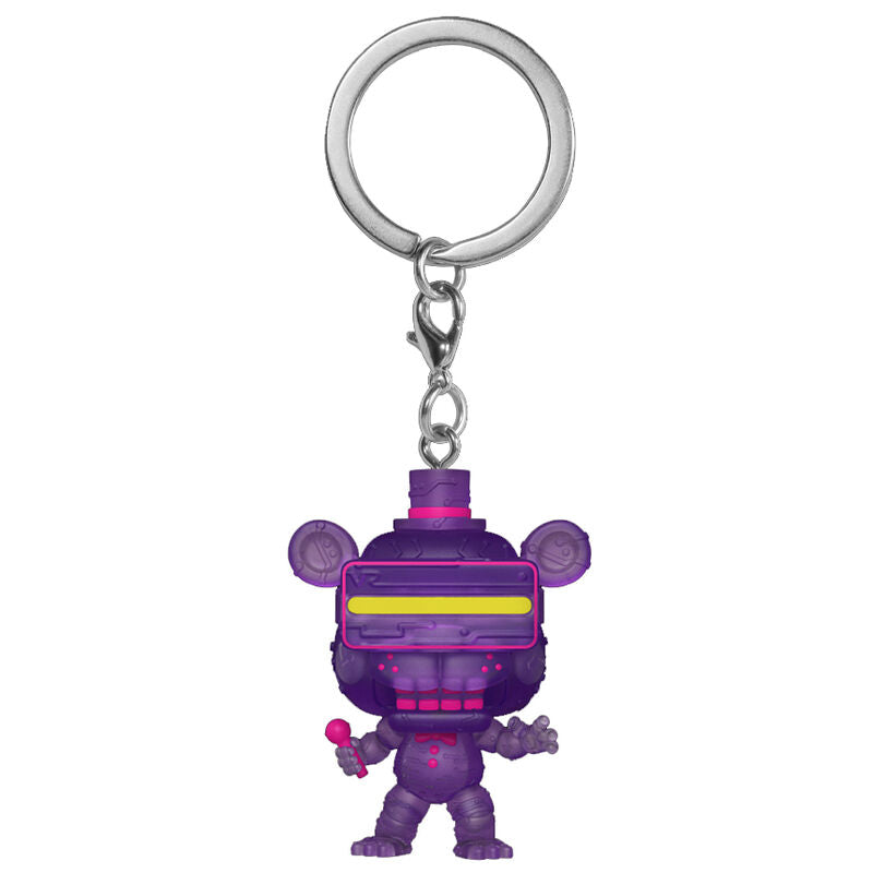 Porte-clés Pocket POP Freddy de Five Nights at Freddy's par FUNKO avec détails colorés sur fond blanc