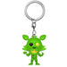 Porte-clés Pocket POP Radioactive Foxy de Five Nights at Freddy's vu de face avec détails colorés et expression menaçante