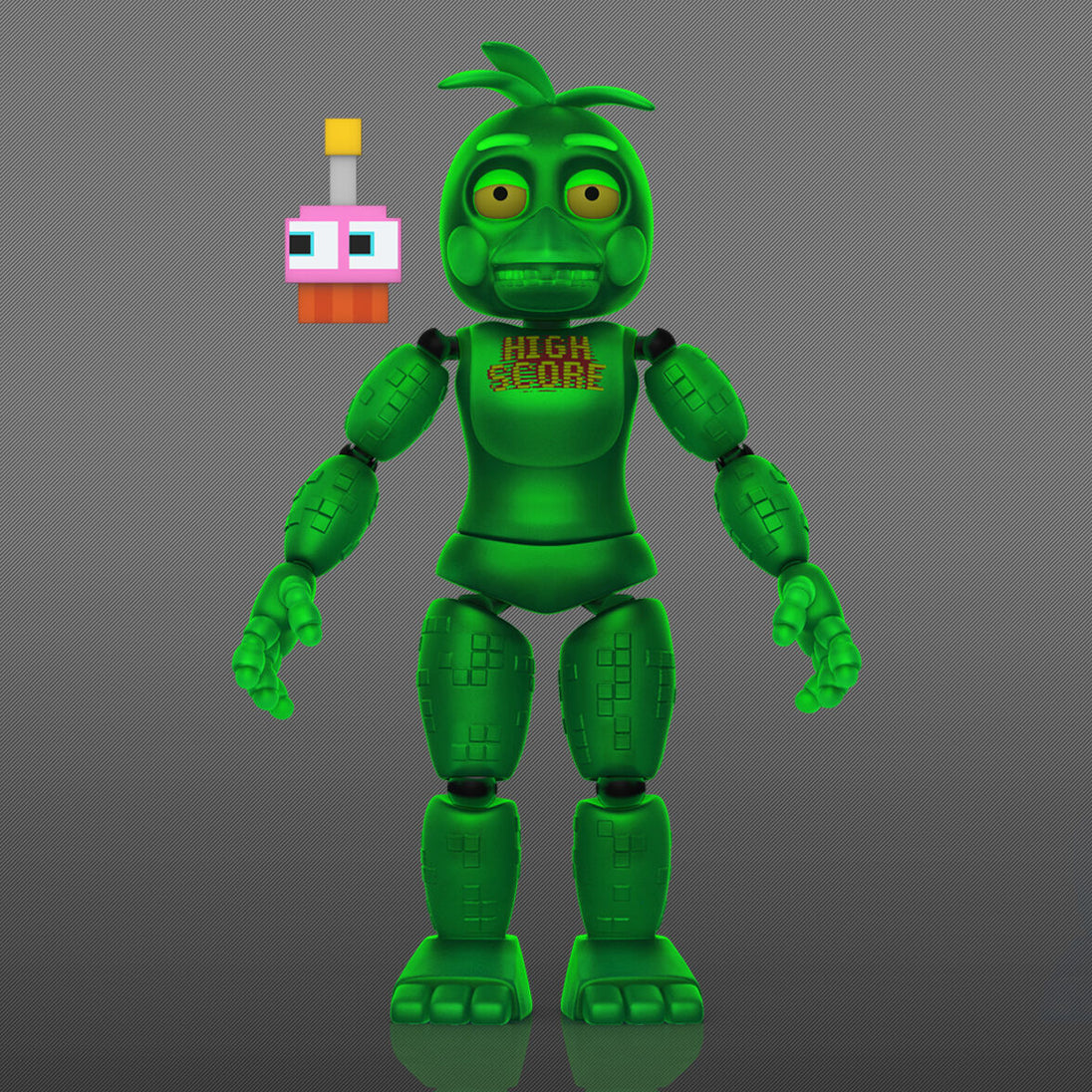 Figurine Chica High Score Funko Pop illuminée dans le noir, parfaite pour collectionneurs