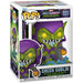 Boîte vitrine transparente contenant la figurine Funko POP Green Goblin Marvel Monster Hunters