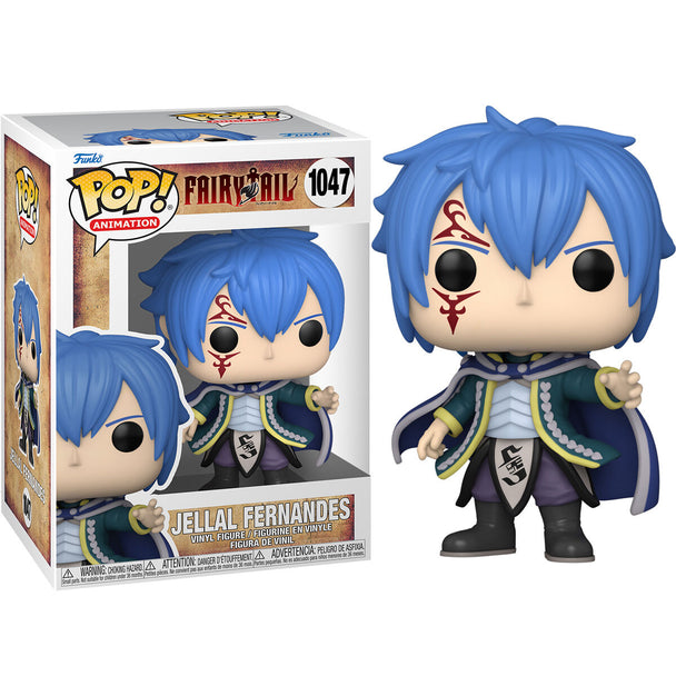 Figurine Funko POP Jellal Fernandes de Fairy Tail en vinyle de 9 cm dans sa boîte vitrine transparente