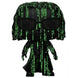Vue de face de la figurine Funko POP Neo The Matrix montrant son effet phosphorescent unique