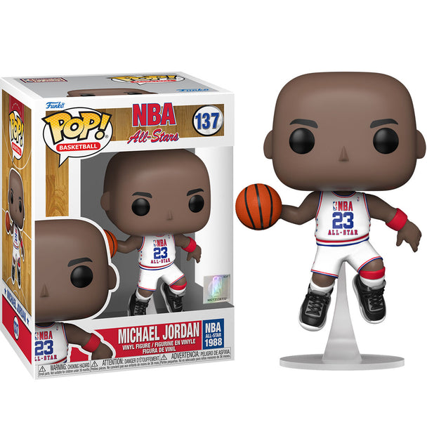 Figurine Funko POP Michael Jordan NBA All Stars 1988 en vinyle de 9 cm dans sa boîte fenêtre