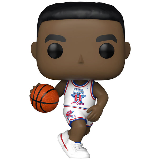 Détail de la figurine Funko POP Isiah Thomas avec maillot NBA All Star 1992