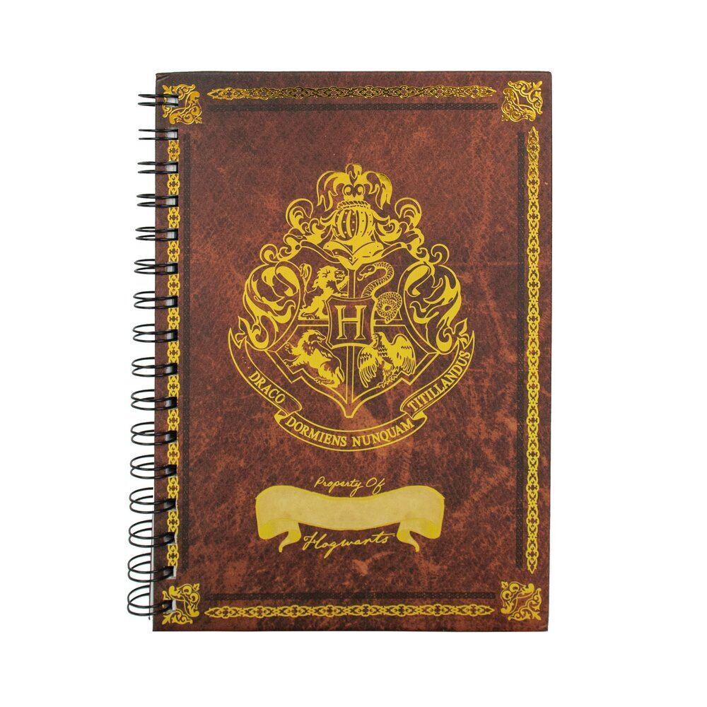 Vue de côté du cahier à spirale montrant la reliure robuste et les pages lignées intérieures pour une écriture confortable