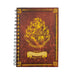 Vue de côté du cahier à spirale montrant la reliure robuste et les pages lignées intérieures pour une écriture confortable