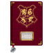 Cahier A5 Harry Potter Hogwarts avec couverture illustrée en couleurs vives, signé BLUE SKY STUDIOS, posé sur un fond neutre.