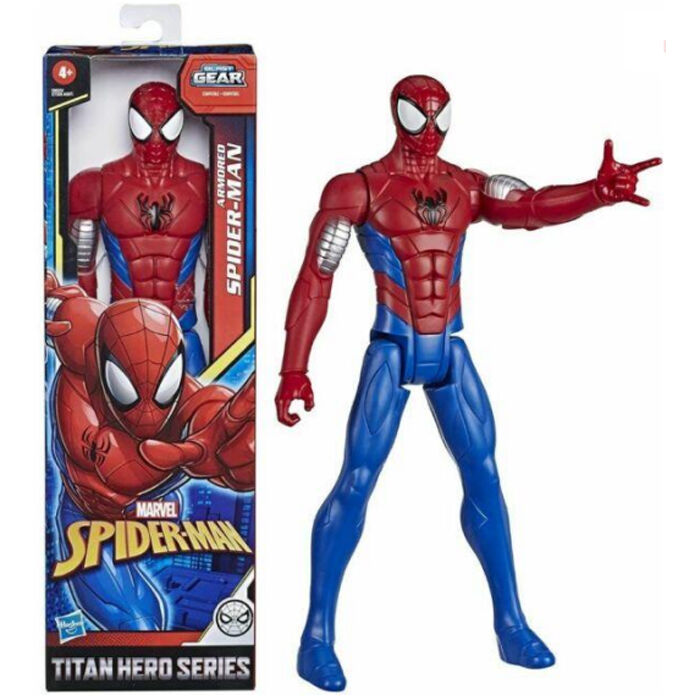 Figurine Spiderman Titan Hero de 30 cm par HASBRO, détaillée et colorée, parfaite pour collection et jeu.