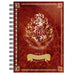 Couverture du cahier A5 Harry Potter Hogwarts avec logo officiel et design bleu élégant, signé Blue Sky Studios