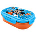 Lunch box Disney Mickey rouge avec couvercle fermé, dimensions 21x14x6 cm, vue de face
