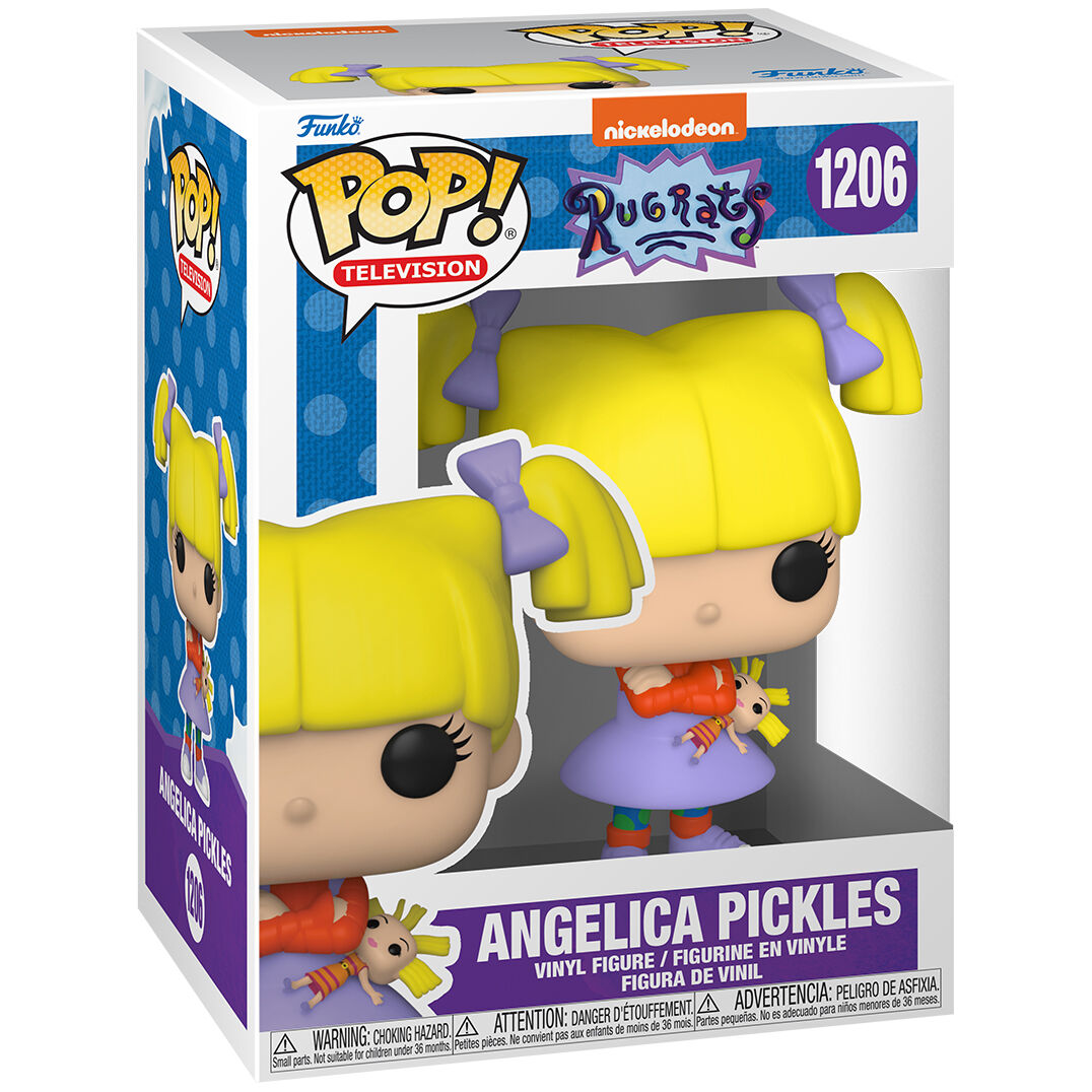 Packaging original de la figurine Funko POP Angelica Pickles avec logo Rugrats visible