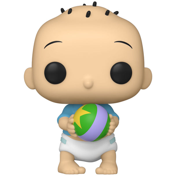 Détail de la figurine Funko POP Tommy Pickles avec ses couleurs vives et son expression iconique