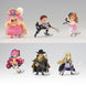 Profil latéral de la figurine One Piece Great Pirates vol.9 montrant la posture dynamique