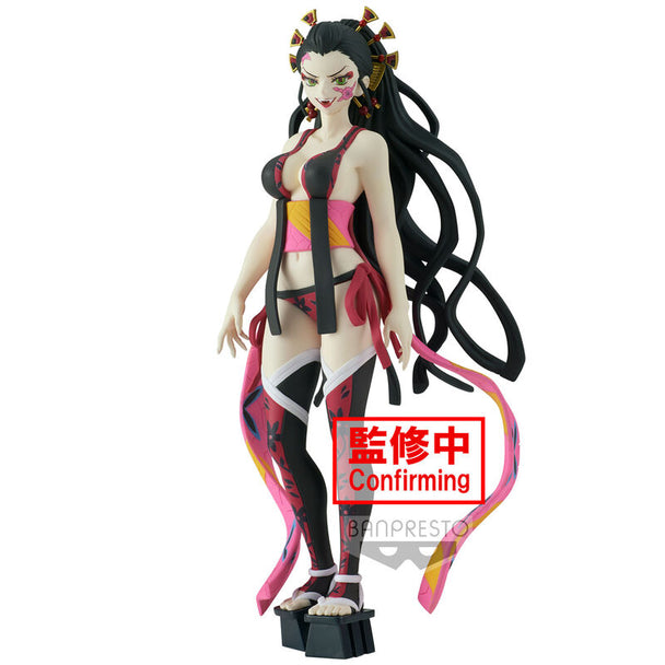 Figurine Daki Demon Slayer Kimetsu no Yaiba vue de face, hauteur 16 cm, détails précis