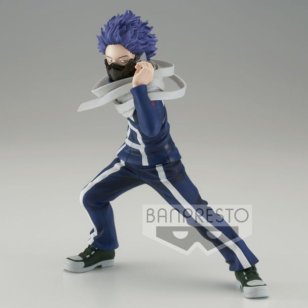 Figurine Hitoshi Shinso My Hero Academia vue de face avec détails précis et couleurs vives