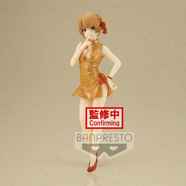Figurine Iroha Isshiki de My Teen Romantic Comedy Snafu Climax vue de face, hauteur 18 cm