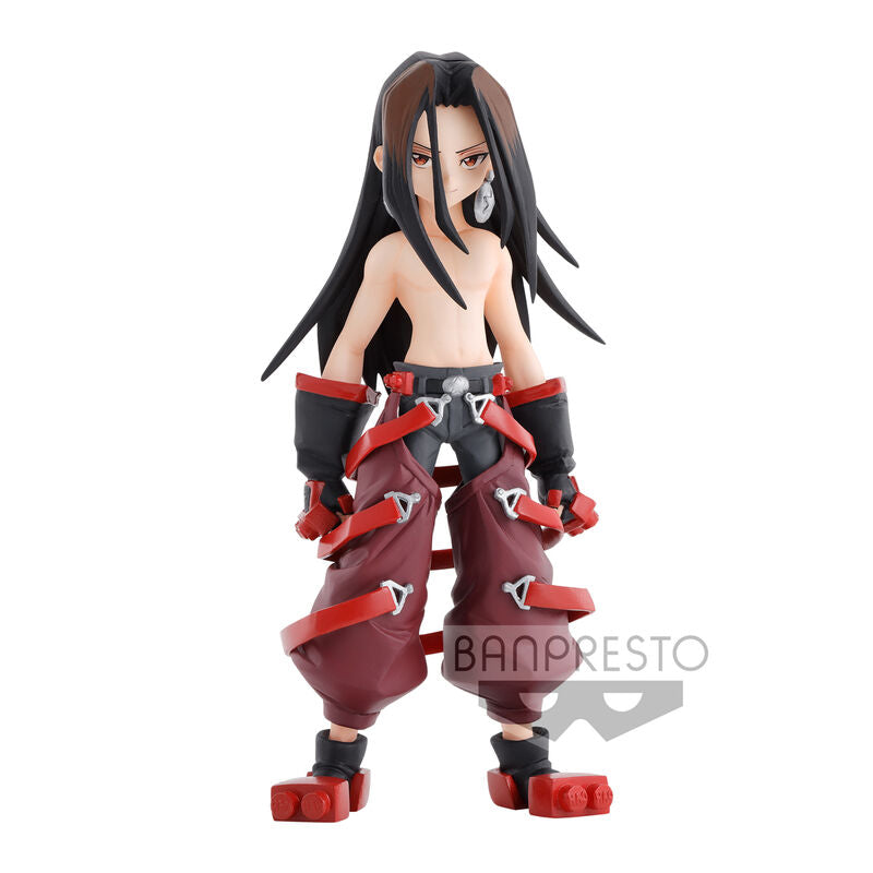Figurine Shaman King Hao vue de face avec détails précis et couleurs vives