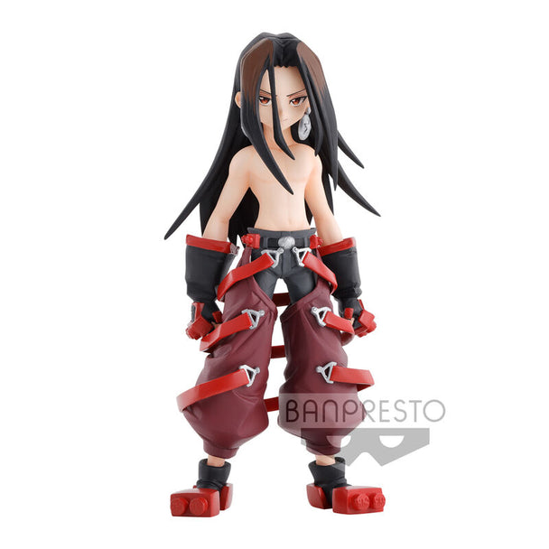 Figurine Shaman King Hao vue de face avec détails précis et couleurs vives