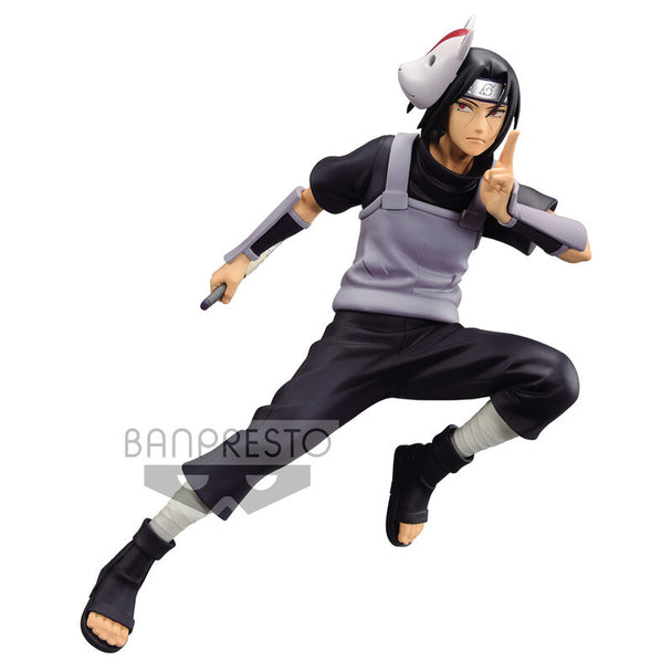 Figurine Itachi Uchiha 16cm en position de combat issue de Naruto Shippuden Vibrations Stars