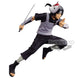 Vue de face de la figurine BANPRESTO Itachi Uchiha avec détails précis du costume et visage