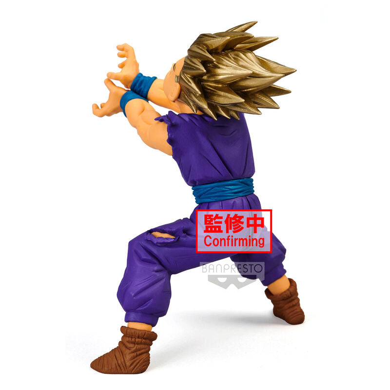 Vue arrière de la figurine Son Gohan 14cm mettant en avant les détails de sa tenue