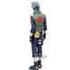 Photo de la figurine Kakashi sous un angle arrière mettant en valeur la cape et les textures