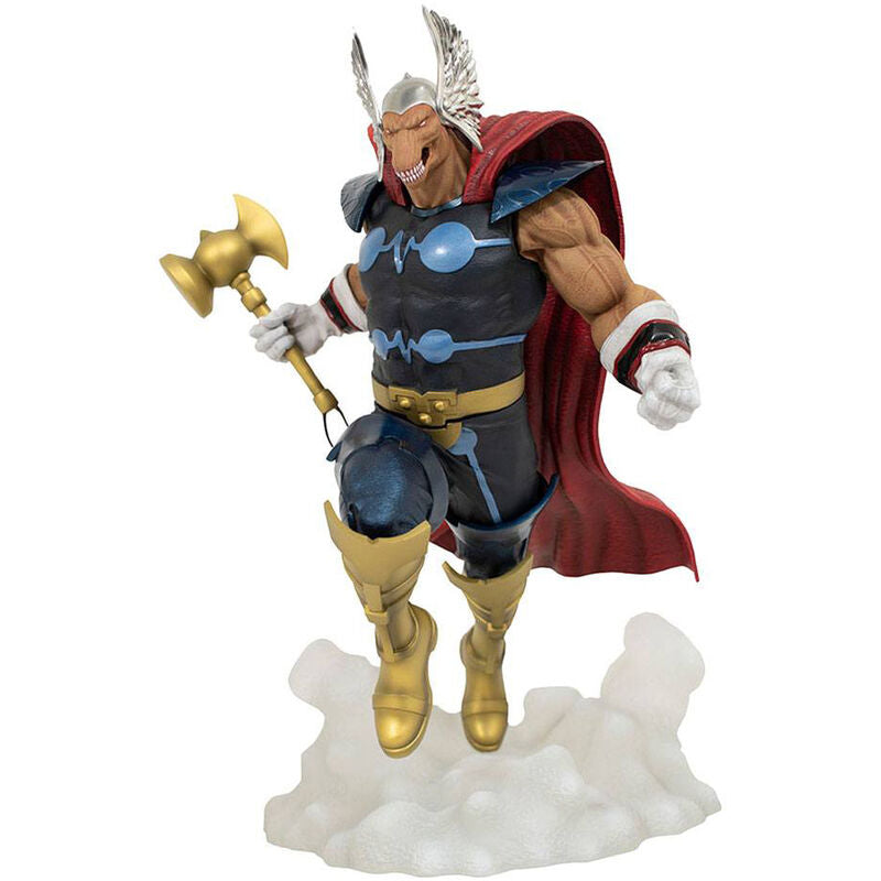 Figurine Beta Ray Bill Marvel de 25cm en PVC par DIAMOND SELECT vue de face avec détails précis