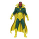 Figurine Marvel Select Vision de 18cm en position debout, avec détails articulés et costume fidèle au personnage.