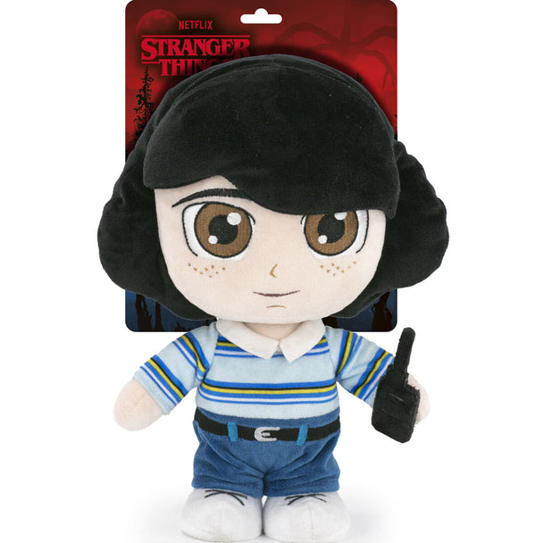 Peluche officielle Mike de Stranger Things NETFLIX, 26 cm, vue de face avec détails précis et couleurs vives.