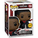 Détail de la figurine Funko POP Spiderman Miles Morales Classic Suit Chase montrant les couleurs et le design