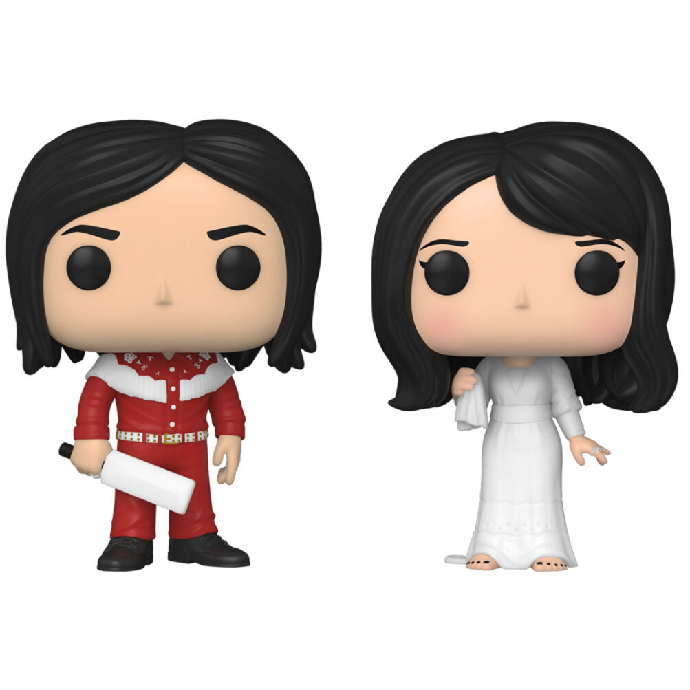 Figurine FUNKO POP de Meg White avec son tambour, en style cartoon caractéristique