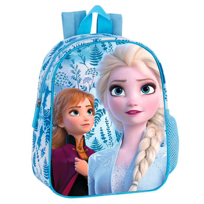 Sac à dos Disney Frozen 2 Shine 28cm vu de face avec design coloré et trolley amovible PERONA