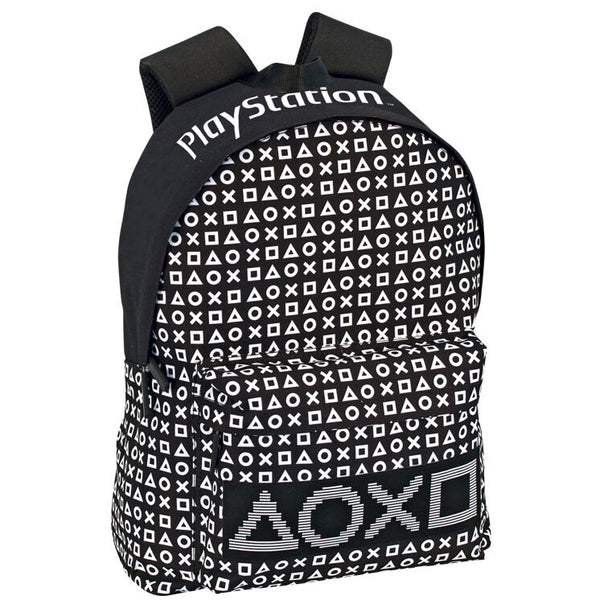 Sac à dos PERONA 42cm noir avec poche bouteille en mesh et compartiment ordinateur, adaptable trolley.