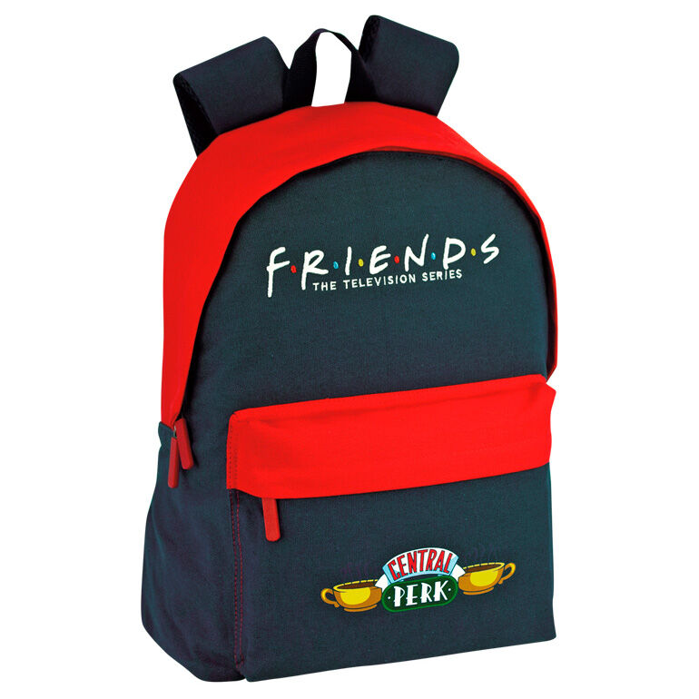 Sac à dos Friends 42 cm de PERONA avec poche bouteille en mesh et doublure intérieure, adapté pour trolley.