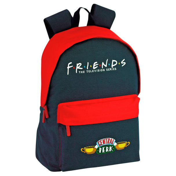 Sac à dos Friends 42 cm de PERONA avec poche bouteille en mesh et doublure intérieure, adapté pour trolley.