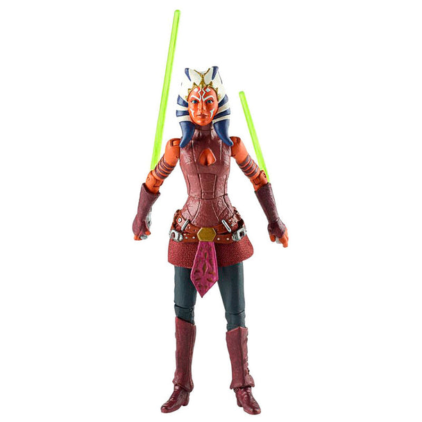 Figurine Ahsoka Tano 9,5 cm en position dynamique de la collection Star Wars The Clone Wars Vintage par HASBRO