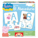 Boîte du jeu éducatif Peppa Pig pour apprendre l'alphabet espagnol avec 81 pièces colorées