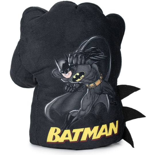 Vue latérale du gant Batman officiel DC Comics mettant en valeur sa texture et finition